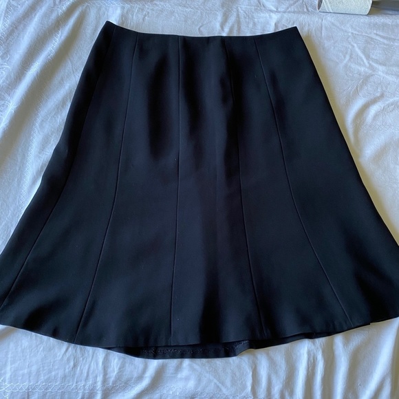 Calvin Klein Women's Black A-Line Midi Skirt Size 8 Flare - Picture 7 of 12